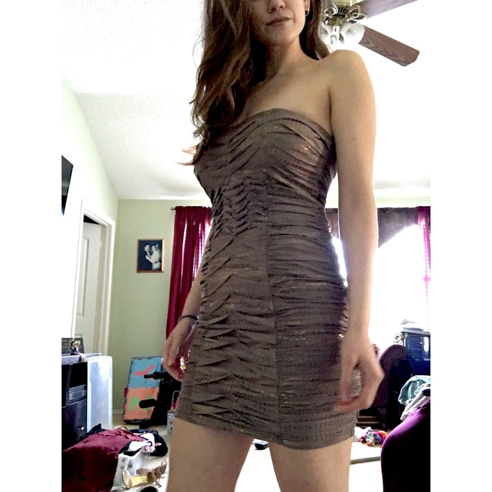Moca Gold dress by Papaya
